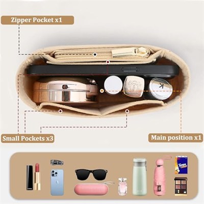 Sunshine smile Le Pliage Organizer Mini,Longchamp çanta mini için düzenleyici, Longchamp mini için çanta düzenleyici, Longchamp çanta kadınlar için mini boyut, organizer, tekli mini