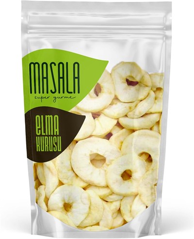 Super Gurme Masala Dilimlenmiş Elma Kurusu 50 gr%100 Doğal ve Katkısız Sağlıklı Atıştırmalık ve Dekoratif Kullanım (Dried Apple Slice)