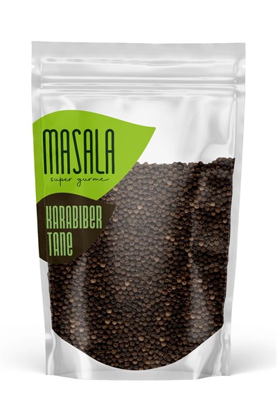 Super Gurme Masala Tane Karabiber 400 gr - Blackpepper (Menşei; Brezilya)