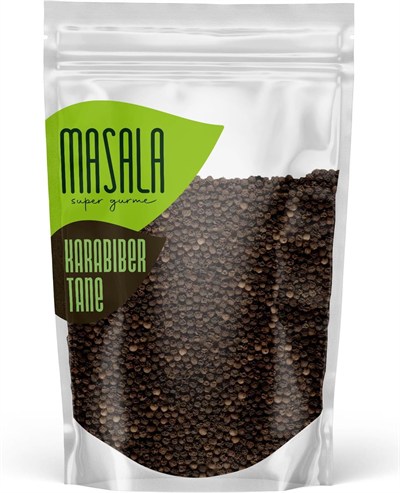 Super Gurme Masala Tane Karabiber 400 gr - Blackpepper (Menşei; Brezilya)