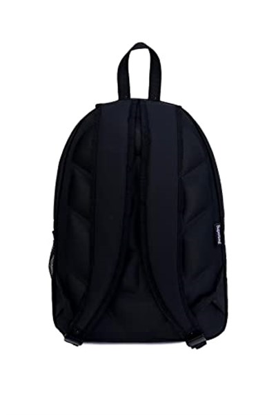 Superbag Sırt Çantası Siyah-fosforlu Portakal Seyahat Kurs Okul Günlük Kullanım