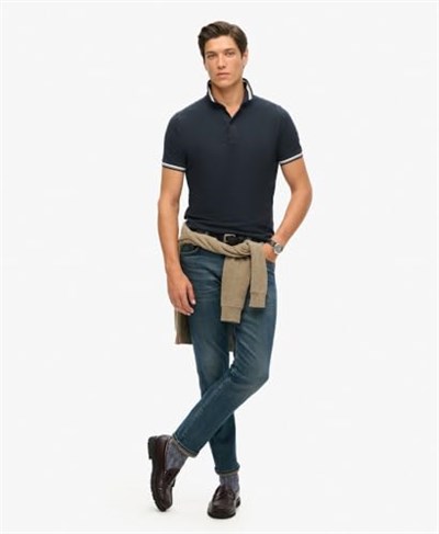 Superdry Düz Polo T-Shirt Kısa Kollu, M1110387A98T