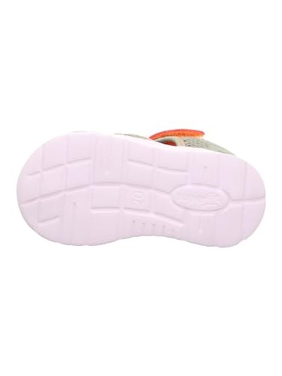 Superfit 000481 Wave Haki Çocuk Sandalet, 7500 HELLGRÜN/ORANGE, 24