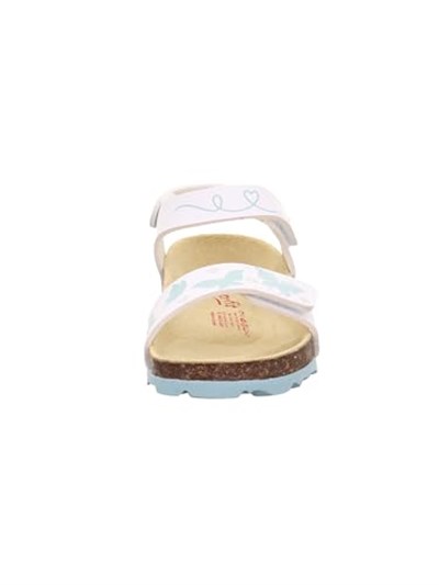 Superfit Beyaz Kiz Çocuk Sandalet 1-000123-1030-1 FUSSBETTPANTOFFEL, BEYAZ, 30