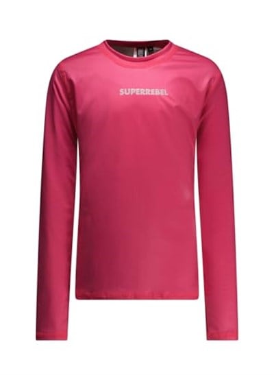 SuperRebel Super Rebel Düz Kız Çocuk Yüzme T-Shirt, 16 YAŞ, 5003303189, Pembe, Kız Çocuklar