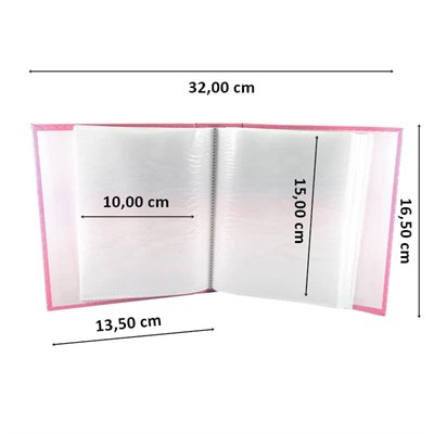 SüSLe Bebek ve Parti Fotoğraf Albümü, Kutulu 40 Resimlik, Pembe
