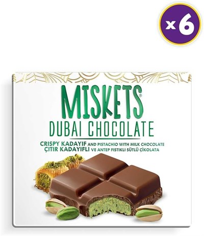 Sütlü Dubai Çikolatası 100 gr x 3 Adet