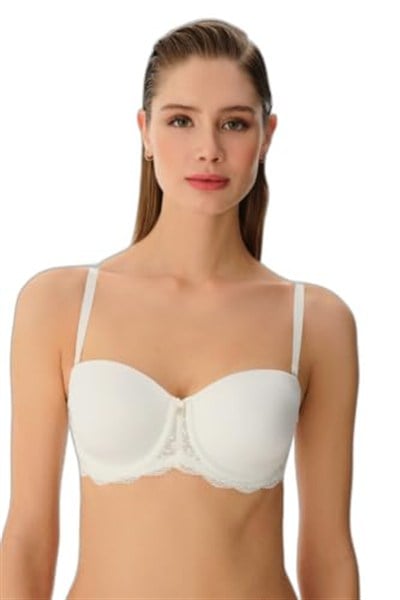 Suwen Linda Lace Desteksiz Straplez Sütyen