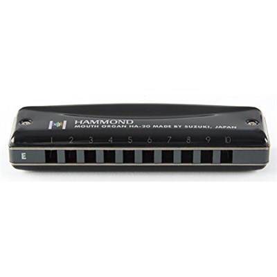 Suzuki Diatonic Harmonica Hammond HA-20 C, siyah, HA-20-C - Seçenekler: C., D.