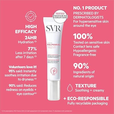 Svr Topialyse Palpebral Creme, 15 ml