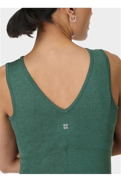Sweaty Betty SB9883B-12837 GAIA V-NECK TANK U Yaka Regular Fit Atlet, 5003271315