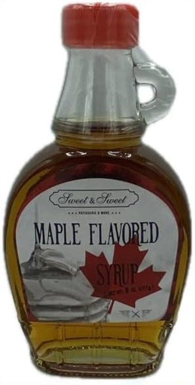 SWEET&SWEET Akçaağaç Aromalı Şurup (Maple) 227 Ml