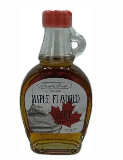 SWEET&SWEET Akçaağaç Aromalı Şurup (Maple) 227 Ml