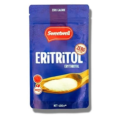 Sweetwell Eritritol Doğal Toz Tatlandırıcı 400 Gr Sıfır Kalori Keto Diyet Erythritol
