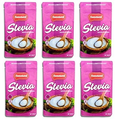 Sweetwell Stevia Prebiyotik Lifli Toz Sofralık Tatlandırıcı 500 Gr x 6 Adet