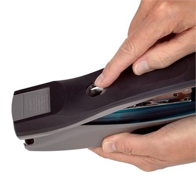 Swingline Zımbalayıcı, 25 Yaprak Kapasitesi, Optima 25, Sıkışmaz, Azaltılmış Çaba, Yumuşak Kavrama, Mavi ve Gri (66404) - Seçenekler: 1 Count, Pack of 1, Tam Boy, Kompakt Boyut