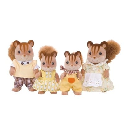 Sylvanian Families 4172 Knacks Ailesi Sincap, Çok Renkli
