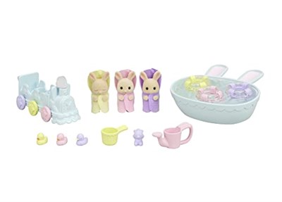 Sylvanian Families Epoch ESF5707 Üçüzler Banyo Seti Oyuncak