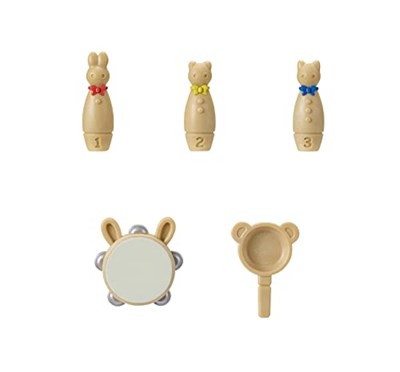 Sylvanian Families Epoch ESF5709 Tavşan ve Panda Bebeğin Oyun Odası Oyuncak