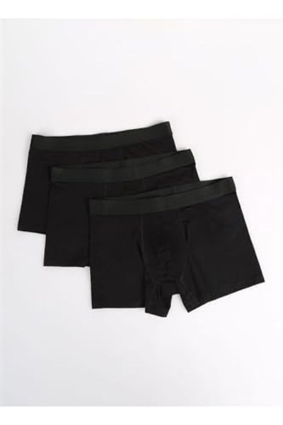 T-Box Boxer 3lü Paket, M, 5003145928, Siyah, erkek