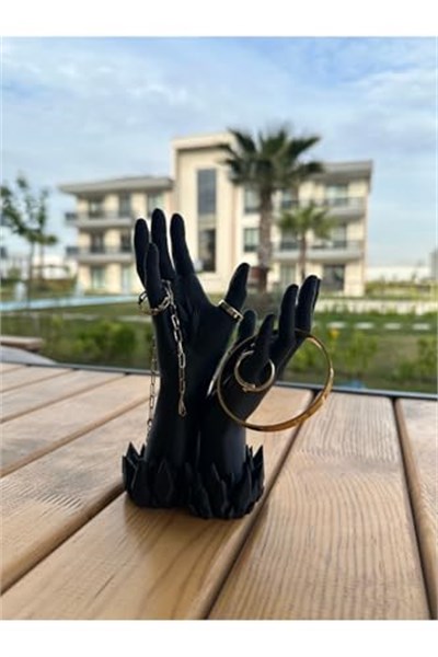 Tabak + El Şeklinde Yüzük & Takı Standı, TYB18K87GL8K8JIK18