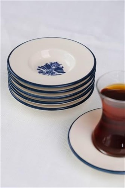 Tabakevi Tabak Evi Porselen Stella Çay Tabağı Seti 12Cm 6 Parça Bns6Ctprs1214