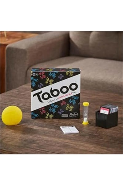 Taboo Tabu Kutu Oyunu | Yetişkinler ve Gençler İçin Kelime Tahmin Parti Oyunu | 13 Yaş ve Üzeri | 4+ Oyuncu | Oyun Geceleri İçin Eğlenceli Parti Oyunu | Kelime Oyunu
