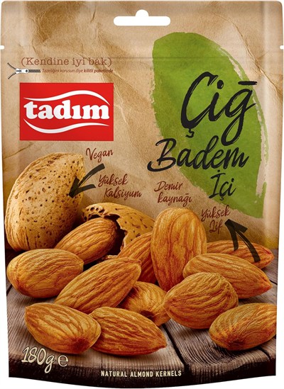 Tadım Badem İçi Çiğ 180 Gr