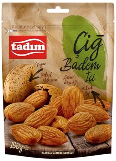 Tadım Badem İçi Çiğ 180 Gr