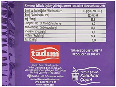 Tadım Bol Tuzlu Ay Çekirdek 180 Gr 2li paket