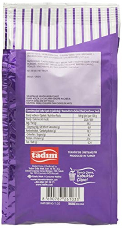 Tadım Bol Tuzlu Ay Çekirdek 180 Gr 2li paket