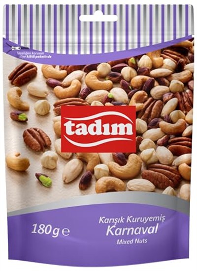 Tadım Karışık Kuruyemiş Karnaval 180 Gr