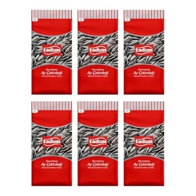 Tadim Kavrulmuş Ayçekirdeği Siyah, 180 gr, 6 Adet