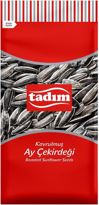 Tadim Kavrulmuş Ayçekirdeği Siyah, 180 gr, 6 Adet