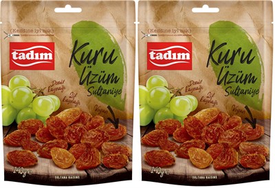 Tadım Kuru Üzüm Sultaniye 140 Gr 2li paket