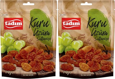 Tadım Kuru Üzüm Sultaniye 140 Gr 2li paket