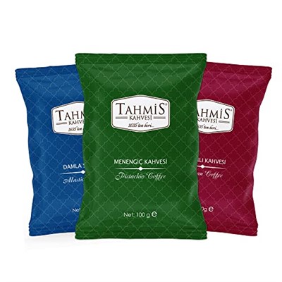 Tahmis Gurme Türk Kahvesi Seti 100 gr (DAMLAOSMANLIMENENGİÇ)
