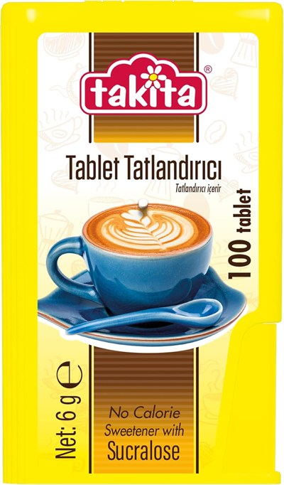 TAKİTA Sukralozlu Tablet Tatlandırıcı 100 Tablet