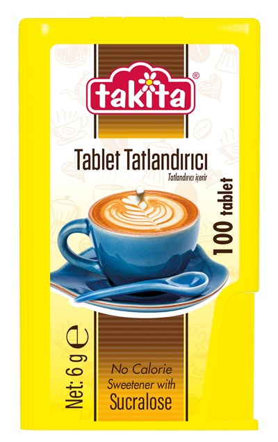 TAKİTA Sukralozlu Tablet Tatlandırıcı 100 Tablet