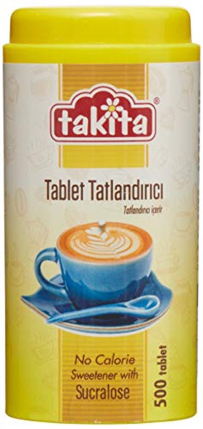 Takita - Tablet Tatlandırıcı - Sukraloz 500 Ad (Yeni)