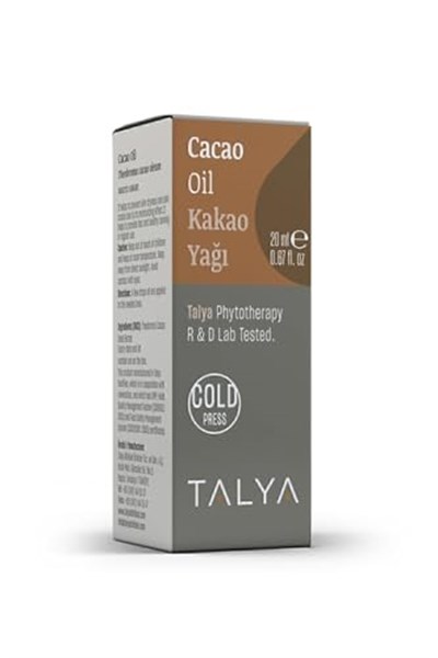 Talya Kakao Yağı, Soğuk Sıkım,%100 Saf Ve Doğal, Doğal Bronzluk, 20 ml - Seçenekler: AROMASIZ, AROMASIZ (3 paketi)