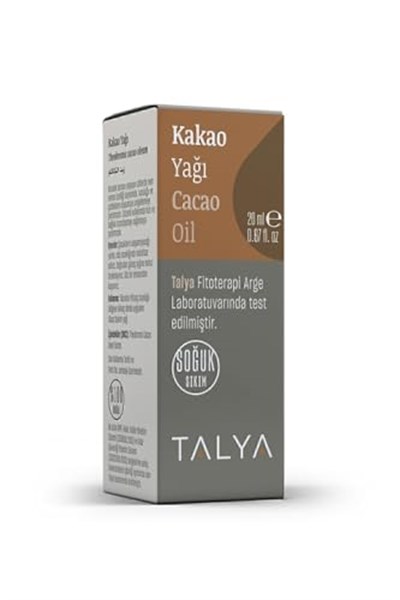 Talya Kakao Yağı, Soğuk Sıkım,%100 Saf Ve Doğal, Doğal Bronzluk, 20 ml - Seçenekler: AROMASIZ, AROMASIZ (3 paketi)