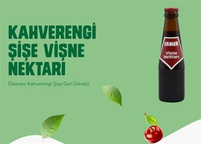 Tamek Kahverengi Şişe Vişne Nektarı 200cc x 6 Adet