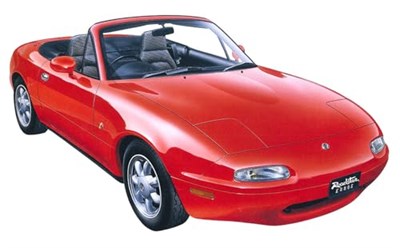 Tamiya 1/24 Eunos Roadster Plastik Araba Maket Kiti