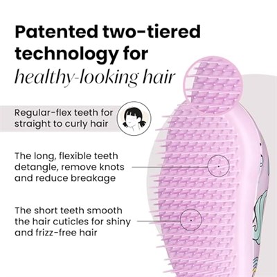 Tangle Teezer Small Original Childrens Unicorn Multi Çocuk Saç Fırçası-Tarak