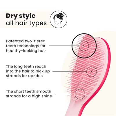 Tangle Teezer The Ultimate Styler Bright Pink Saç Fırçası-Tarak