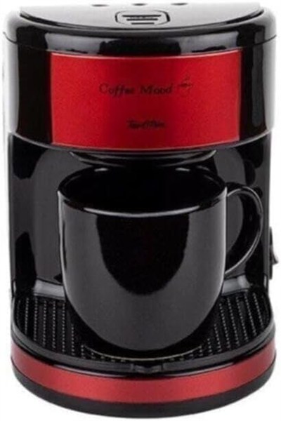 Tantitoni Coffe Mood Filtre Kahve Makinesi - Kırmızı