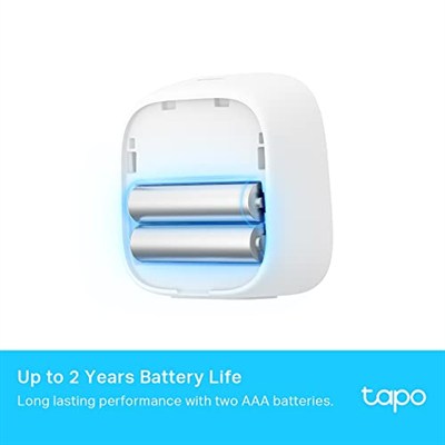 Tapo T315, Akıllı Sıcaklık ve Nem Monitörü, Ücretsiz Veri Depolama, LCD Ekran, Gerçek Zamanlı Bildirimler, Pil Dahildir, Alexa ve Google Home ile Çalışır, Tapo Hub Gereklidir Ayrıca Satılır