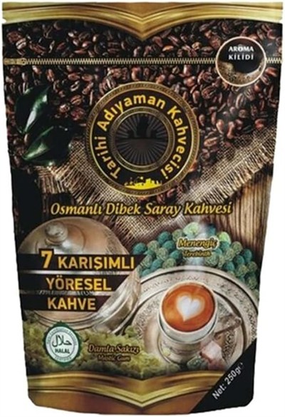 Tarihi Adıyaman Kahvecisi Osmanlı Dibek Saray (Damla Sakızlı) 200 gr.
