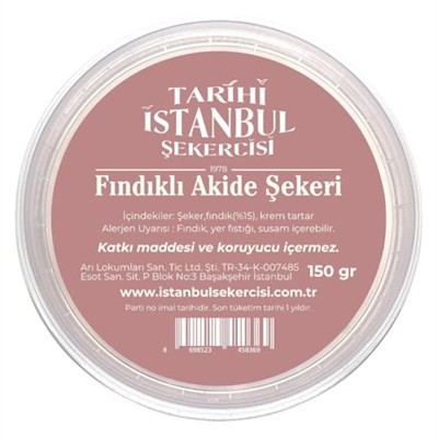 Tarihi İstanbul Şekercisi Fındıklı Akide Şekeri 150 Gr